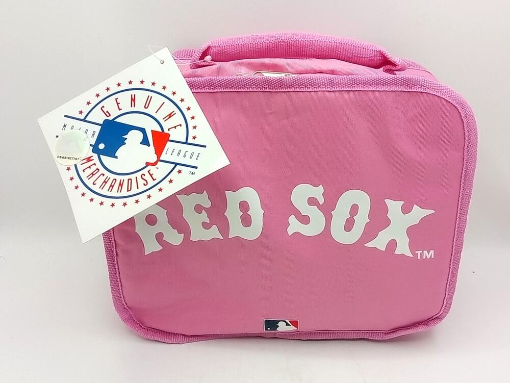 Y2K 2008 Boston Red Sox Pink Lunch Box 10.5" x 8.5"